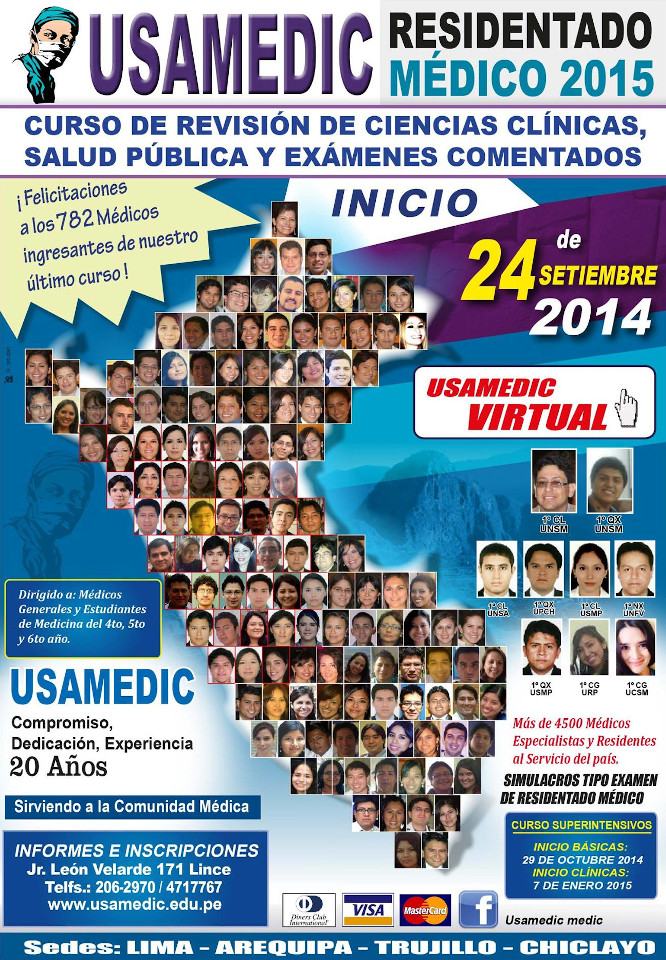 RESIDENTADO MEDICO 2014 USAMEDIC 1