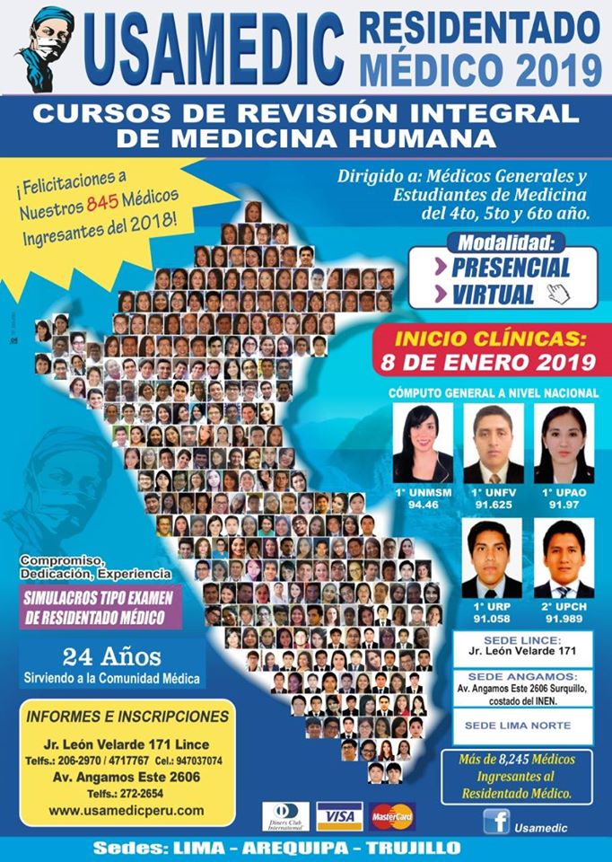 RESIDENTADO MEDICO 2018